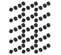 SUPVOX 50pcs Metal Guitar String Beads for Classical and 12-string Guitars Black Ball End Tail Components with Secure Connection Strength and Comfortable Playing Feel