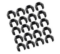 SUPVOX 50pcs Plastic Mic Cable Holder Mic Pole Clamp Cable Clips for Headphone Wire Earphone Accessory Stand Accessories