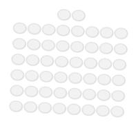 SUPVOX 50pcs Practical Kazoo Flute Diaphragms Accessories Made of Sturdy Abs Material, Easy to Store and Replace for Musical Instruments and Name that Tune Game Use
