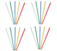 SUPVOX 50pcs Tie Rod Clip Multi-use Slide Binders for Report Covers Sliding Bars Plastic Slide Binders Pull Rod Clips for Document Binding Folder for Book Binding Kits