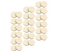 SUPVOX 50pcs Unfinished Wooden Chips with Smooth Surfaces, and Square Shapes, Ready to Decorate for Craft Projects and DIY Crafts, Beige Wood Pieces for Painting and Hanging
