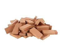 SUPVOX 50pcs Wooden Dominoes Lightweight Travel Tiles for Building and Playing Natural Wood Blocks for Family Games Educational Logic and Math Fun at Home Parties
