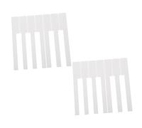 SUPVOX 52pcs Professional Piano Keyboard White Piano Key Cover Keytops Accessories