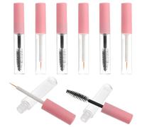SUPVOX 5ml Refillable Mascara and Eyeliner Tubes with Pink Pet Material, Lightweight Design for Outdoor Use, for Makeup Bag Storage and Cosmetic Refills