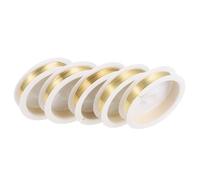 SUPVOX 5mm Copper Wire 7m Roll X5 for Jewelry Making, DIY Crafting, Sculpting and Bonsai Training - Gold Color Copper Wire for Handmade Art and Jewelry Shaping