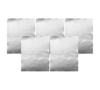 SUPVOX 5pcs Aluminum Cookware Repair Patches 0.06mm Thick 10x12cm Leak Stop Tape for Pots and Pans Heat Resistant Patch for Kitchen Stockpot Leak Repair