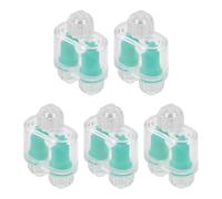 SUPVOX 5pcs Aquarium Three-way Check Valve with Nut Non-return Backflow Prevention Valve for Air Pump Tubing Aquarium Air Line One Way for Fish Tank Pump Accessories