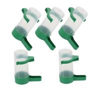 SUPVOX 5pcs Automatic Bird Water Feeder for Cage with Capacity Design Water Container for Parakeets Cockatiels Small Pets Like Hamsters and Squirrels