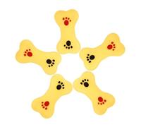 SUPVOX 5pcs Baby Sound Toy Bones Squeak Function, Soft Non-toxic Pet Bath Toy Set, Small Size for Sensory Play and Boys and Girls Shower Use