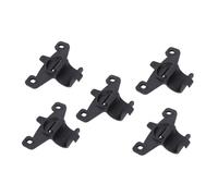 SUPVOX 5pcs Bike Inflator Rack Silicone Wrap Bands Pump Holder Clips Portable Mounts for Bicycle Frames Easy Install Weather Resistant Black