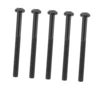 SUPVOX 5pcs Black Pickup Screws for Electric Bass Guitar Hardware Guitar Pickguard Screws Pickup Ring Mounting for Bridge Adjustment