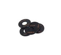 SUPVOX 5pcs Black Plastic Guitar Toggle Plate Treble Ring Replacement Parts for Electric Guitar Switch Plates Accessory