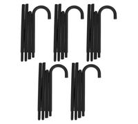 SUPVOX 5pcs Black Plastic Magician Cane Set - Detachable Small Costume Canes for ’ Dress, Halloween Stage Performance Prop, 100cm Length Theatrical Walking Stick
