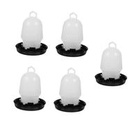 SUPVOX 5pcs Chick Waterer Bucket Large Chicken Drink Water Feeder Auto Feeder for Poultry Farms