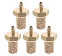 SUPVOX 5pcs Copper Fog Machine Bubble Stone Nozzle Filter for Foam Machine and Compressor Nozzle with Universal Design Compatibility and Enhanced Filtration for Indoor Theaters