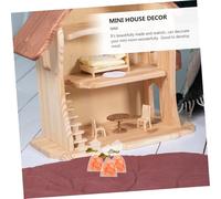 SUPVOX 5pcs Dollhouse Realistic DIY Food Props for Mini Kitchen Stable Material Decorative Sweet Treats for Photo and Home Display