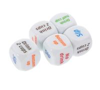 SUPVOX 5pcs Drinking Game Dice Fun Party Prop for Adults for Bachelorette Parties Bar Gatherings and Ktv Events Lightweight and Creates Cheerful Atmosphere