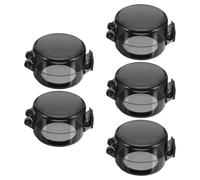 SUPVOX 5pcs Gas Stove Knob Covers Safety Plastic Protector Inner Diameter for Kitchen Burner Button Guards Heatproof Oil-Resistant Stove Switch Guards