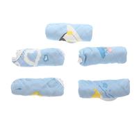 SUPVOX 5pcs Gauze Face Towel Pack Newborn Washcloth Comfortable Washcloth for Bathing Home Towel