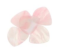 SUPVOX 5pcs Guitar Picks Artistic Resin Plectrum for Bass Electric Guitar Heart Shape String Instrument Practice Stage Shows