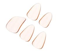 SUPVOX 5pcs Guzheng Finger Picks Transparent Orange Nail Protectors for Musical Instruments Comfortable Grip for Playing for Guzheng Enthusiasts and Beginners