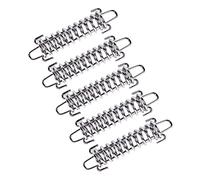SUPVOX 5pcs High Strength Steel Tent Wind Rope Buckle Durable Spring Hook Buckle for Secure Outdoor Camping Setup Prevents Wind Damage Resistant