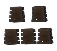 SUPVOX 5pcs Horn Protective Pad Cover for French Horn Leather Guard to Prevent Scratches and Dirt Lightweight and Easy to Install Accessory for Musicians