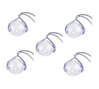 SUPVOX 5pcs Household Kitten Muzzle Breathable Bite Cat Mouth Cover for Grooming Convenient Design for Bathing and Medication Administration