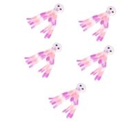 SUPVOX 5pcs Indoor Catnip Funny Cat Chew for Kitten Cats Squeaky Fluffy Plush for Play Exercise