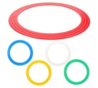 SUPVOX 5PCS Juggling Ring Circus Performance Hand Tossing Rings for Acrobatic Show and Skill Training Enhanced Stability and Control for Professional and Casual Acts