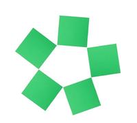 SUPVOX 5pcs Large Green Microfiber Soft Polishing Cloths for Guitar Piano Violin Cleaning for Instrument Maintenance and Daily Use