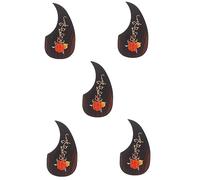SUPVOX 5pcs Left Handed Guitar Pickguard Scratch Protection Custom Fit Guitar Accessory