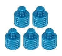 SUPVOX 5pcs Microphone Stand Screw Adapter 3/8 Female to 1/4 Male Alloy Threaded Converter for Microphone and Camera Accessories, Complete Thread without Burrs, for Studio and Stage Use