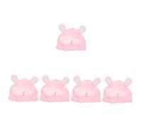 SUPVOX 5pcs Pet Bunny Ear Headgear Cute Hat for Dogs Cats for Easter Parties Costumes Comfortable Wear for Small Pets