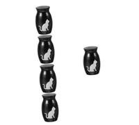 SUPVOX 5pcs Pet Urn for and Cats Keepsake Ashes Container Lid for Memorial and Pet Bereavement Preserves Ashes Cremation Jar