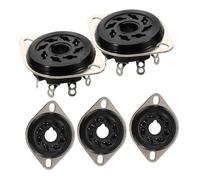 SUPVOX 5pcs Pin Valve Socket Base for Enhanced Conductivity Tin Plating for Audio Quality Improvement Compatible with Sn High Mechanical Strength for Amplifiers