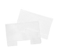 SUPVOX 5pcs Plastic Mesh Canvas Sheets for Yarn Crafting and Bag Making, DIY Embroidery Needlepoint Mesh Pads for Sewing and Weaving Projects, Portable Craft Supplies for Handmade Bags