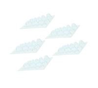 SUPVOX 5pcs Plastic Quilling Mold 3D Concave-Convex Spherical Styler Creative Design with Scale Precise Measurement Easy Operation for Paper Quilling Enthusiasts Holiday Presents