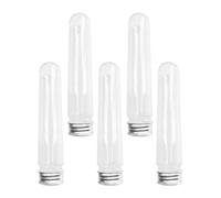 SUPVOX 5Pcs Plastic Shoelace Holder Sealed Shoelace Jar Tie Tubes, Portable Compact Shoe Accessories for Travel Shoe Bags