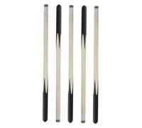 SUPVOX 5pcs Pool Stick Set Childsized Billiard Cues for Skill Development Group Play Warp Resistant Mini Table Pool Sticks for Boys