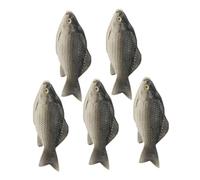 SUPVOX 5pcs Realistic Fish Model Decorative Simulation Carp Ornaments for Aquarium Nursery Lightweight and Tear Resistant Vivid Gesture Design