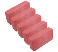 SUPVOX 5pcs Realistic Foam Prop Bricks for Stage Comedy and Action Scenes, Hand Breakable Portable Building Blocks, Red Foam Brick for Cosplay Events and Magician Stage Props