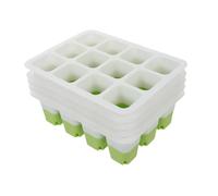 SUPVOX 5pcs Reusable Silicone Seedling Starter Trays Cell Plant Propagation Nursery Pots for Indoor Greenhouse Gardening Root Protection and Easy to Clean Light Green