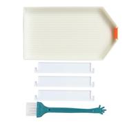 SUPVOX 5pcs Rhinestone Drill Tray Set with Divider Board, Plastic Sorting Container for DIY Crystal Art and Bead Storage, Craft Organizer for Mosaic Art Kits