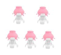 SUPVOX 5pcs Silicone Puppy Feeder Bowl Simulated Nipples and Stand for Multiple Puppies Dog Nursing Supplies Easy to Clean and Use Type