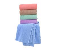 SUPVOX 5pcs Soft Fleece Hamster Towels Durable Super Absorbent Bedding for Small Pets Cozy Bath Towels Light Pink Purple Blue Green for Guinea Pigs and Small Animals