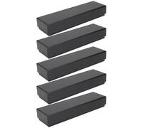 SUPVOX 5pcs Student Pen Case Pencil Storage Box Paper Stationery Set Rectangular Multi-Functional Pen Container with Bookmark for School Use