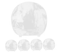 SUPVOX 5pcs Transparent Adhesive Table Tennis Paddle Protection Film Double-sided Thickened Racket Cover for Wear Resistance Professional Paddle Protective Film