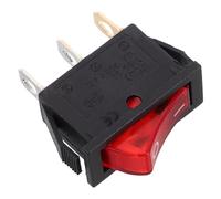 SUPVOX 5pcs Universal Heavy Duty Toggle Switches with Indicator Light for Electric Cooker and Frying Pan, 5000w Power Press Start Stop Buttons Replacement for Electric Heating Appliance