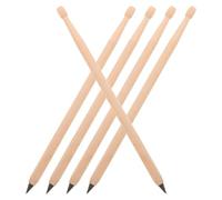 SUPVOX 5pcs Wooden Drumstick Pencils Drawing Pencils School Art Supplies Gifts for Drummers Music Fans